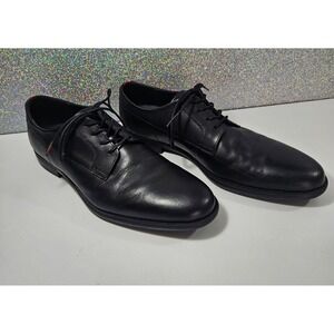 HUGO Boss Men's Black Leather Derby Oxford Dress Shoes Size 10.5-11 (44)